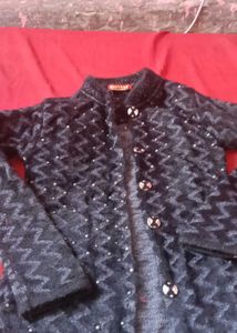 Women's Black Knit Cardigan