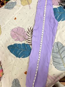 Lilac Cargo Pants