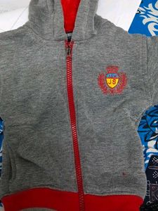 Grey Zip-Up Hoodie