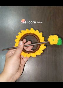 Handmade Sunflower Hair Pin