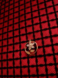 Gold Flower Pendant