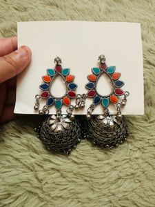 Bohemian Jhumka Earrings