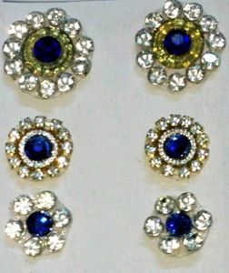 Eyer ring &amp; Second Tops Jarkan Stone 3 pairs