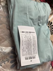 Light Blue Fitted Leggings