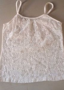 Womens Sheer Lace Camisole Top