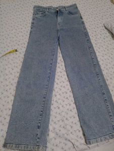 Light Wash Wide Leg Jeans