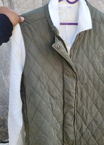 Olive Green Vest Jacket