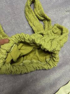 Cute Green Crop Top 32-34