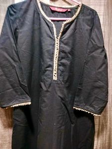 Elegant Black Kurta