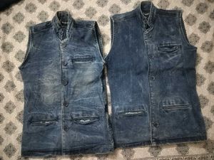 Men's Denim Nehru Jacket