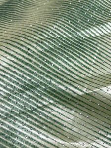 Beautiful Green Saree with Lace Border