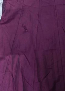 Elegant Yellow &amp; Purple Embroidered Outfit