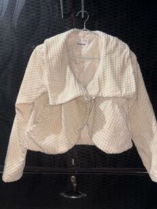 Cozy Cream Textured Jacket