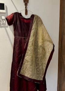 Y2K Desi Anarkali Kurti Set