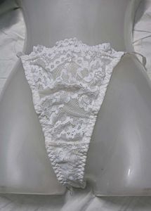 White 💛Lace big size 💛Thong Panty