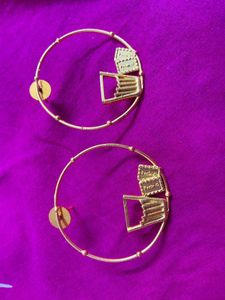 Gold Airplane Camera &amp; Luggage Cufflinks