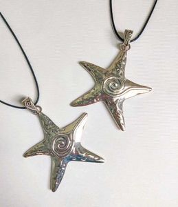Trendy Necklace Pendant With Leather Cord