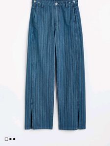 ‼️SALE‼️-H&M || Striped Adjustable Wide-Leg
