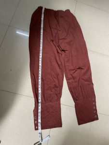 High-Waisted Wide Leg cotton Pants