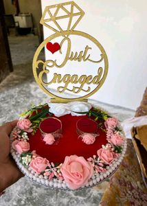 Engagement Ring Decoration Thali