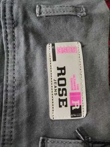 Gray High-Waisted Jeans Waist 25 Length30 Not Used
