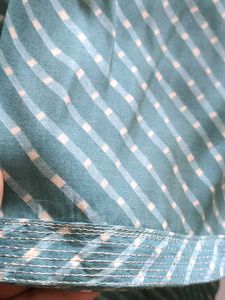 Elegant Teal Striped Kurta