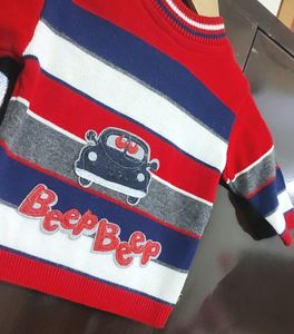 Red Woolen Winter 2Pcs Set For Baby 3-6 Month