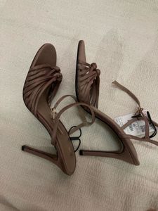 Zara brown heels