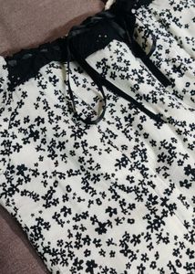 Floral Print Puff Sleeve Top