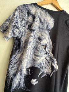 Bold Lion Big Graphics Baby tee