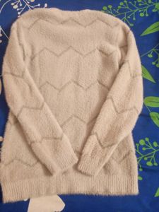 Cozy Embellished Knit Sweater