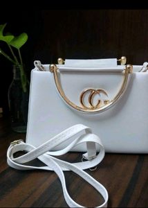 Chic White Crossbody Bag