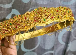 Beautiful Gold Plated Ethnic Hip Belt