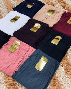 Pleated Flowy Palazzo Pants