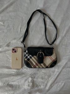Chic Plaid Crossbody Bag