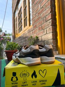 OG ZAYDN Brown, Black &amp; White Sneakers