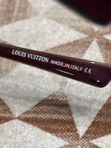 Louis Vuitton Gold Monogram Pilot Sunglasses