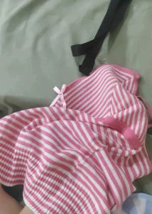 Cute Pink Striped Cami Top
