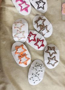 Star-Shaped Hair Clips – 2 Piece Set