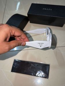 Prada White Sunglasses
