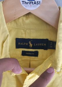 Yellow Polo Ralph Lauren Button-Up Shirt