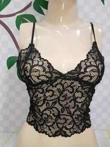 (1102)Black Lace Bralette