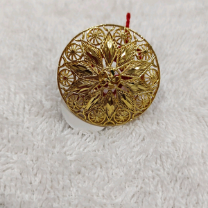 1.5 gram gold plated finger ring