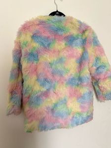Rainbow Fur Coat