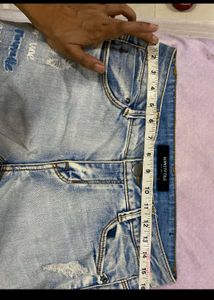 Light Wash Denim Shorts