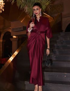 Elegant Maroon Gown