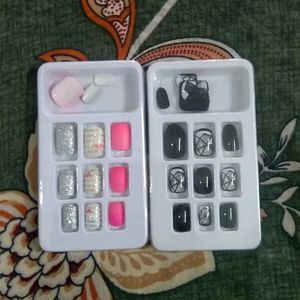 Savni Nails (Pack Of 2) No Glue (12 Nail)