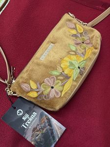 Caprese Embroidered Clutch