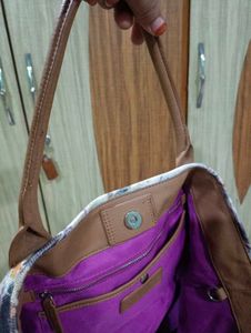 Colorful Paisley Print Tote Bag