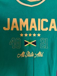 Bershka Jamaica Graphic Crop T-shirt